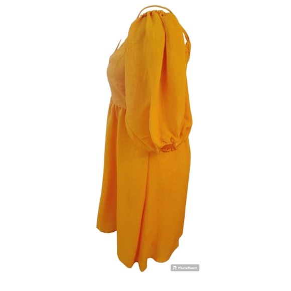 New MOULINETTE SOEURS CARINA OPEN-SHOULDER DRESS Size XS - Picture 5 of 12